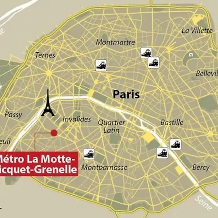 Lägenhet - Tour Eiffel - Bail Mobilite